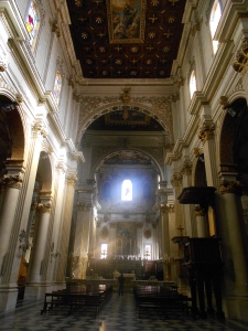 Interior of Lecce cathedral
