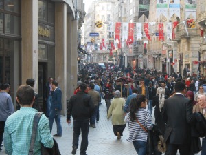 I told you Istanbul is crowded